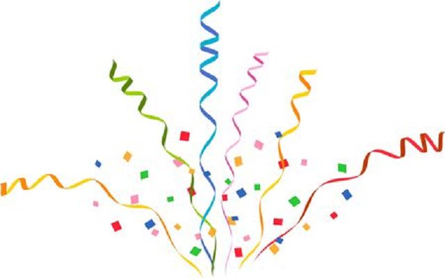 k 137531950 das band aus buntem partypopper