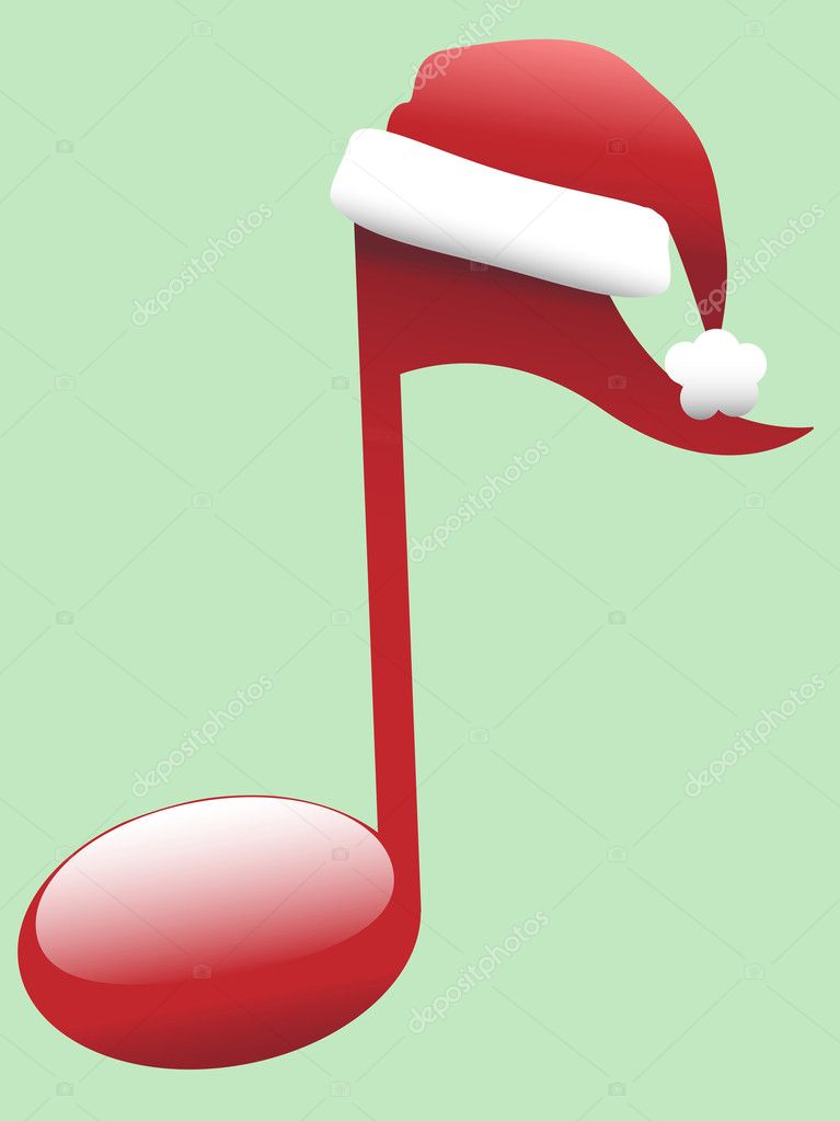 depositphotos 7340267 stock illustration carol musical note for holiday